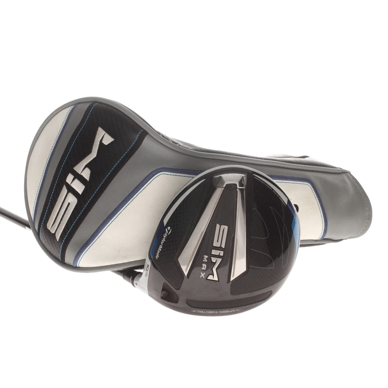 TaylorMade Sim Max Graphite Mens Right Hand Driver 10.5* Stiff - Fujikura Atmos 6S