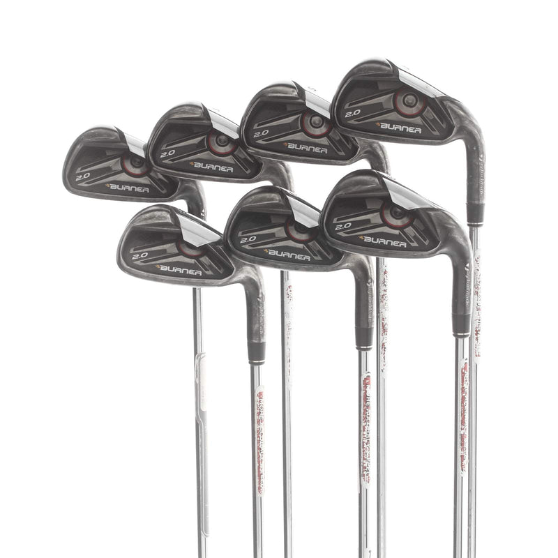 TaylorMade Burner 2.0 Steel Mens Right Hand Irons 4-PW Regular - TaylorMade 85g