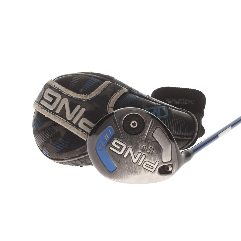 Ping G30 Graphite Mens Left Hand Fairway 5 Wood 18* Regular - Ping TFC 419