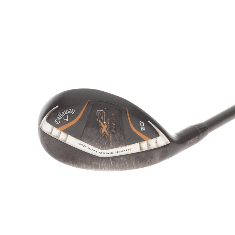 Callaway X2 Hot Pro Graphite Mens Left Hand 3 Hybrid 20* Regular - Aldila Tour Green 75