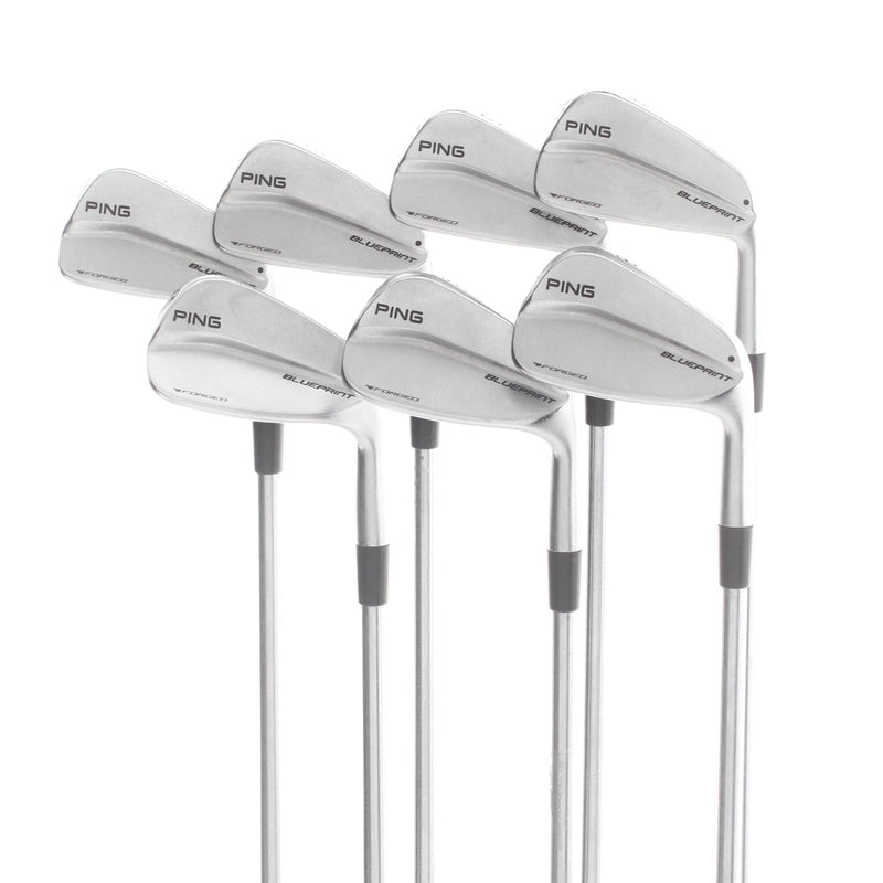 Ping Blueprint Steel Mens Right Hand Irons 4-PW Black Dot Stiff - Project X IO 6.0 110g