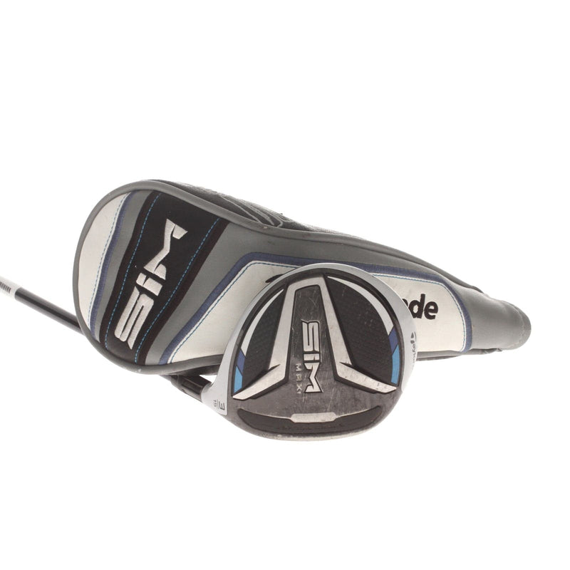 TaylorMade Sim Max Graphite Mens Right Hand Fairway 3 Wood 15* Stiff - Fujikura Ventus Blue FW 5-R
