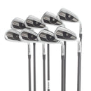 Ping G400 Graphite Mens Right Hand Irons 5-SW Red Dot 0.75* Flat Soft Regular - Ping Alta CB AWT