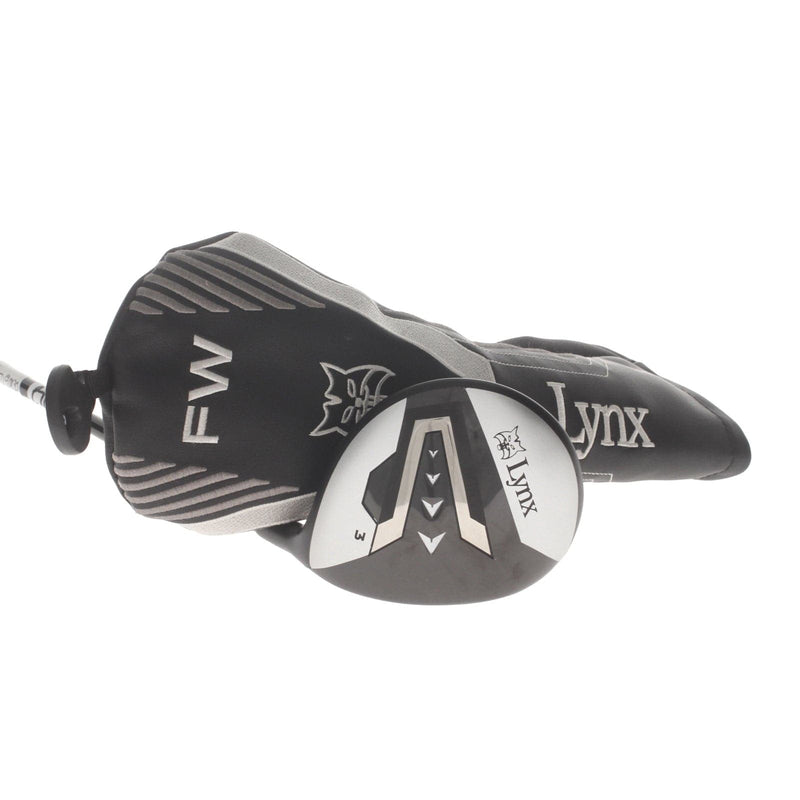 Lynx Predator Graphite Mens Right Hand Fairway 3 Wood 15* Regular - Lynx Predator 50g