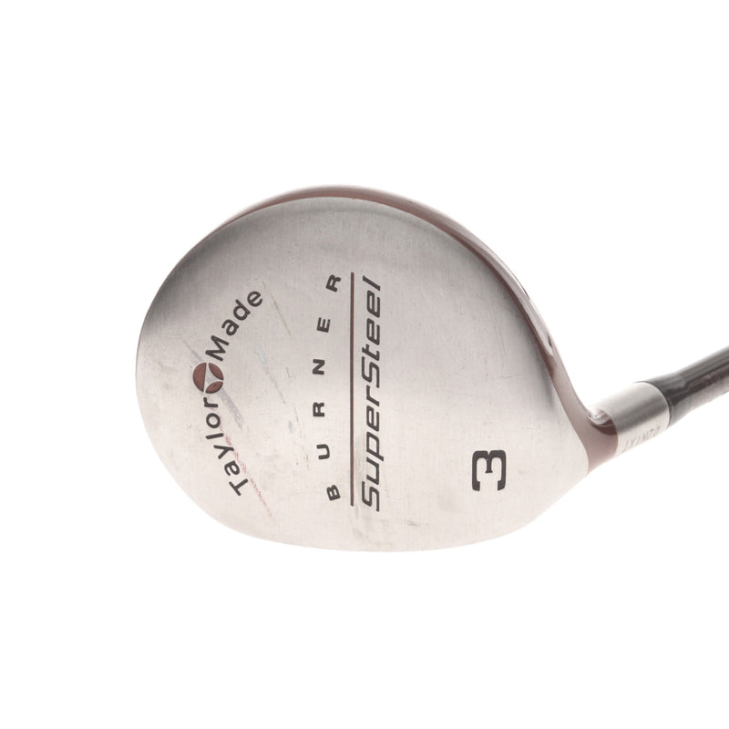 TaylorMade Burner Supersteel Graphite Mens Left Hand Fairway 3 Wood 15* Regular - TaylorMade Bubble