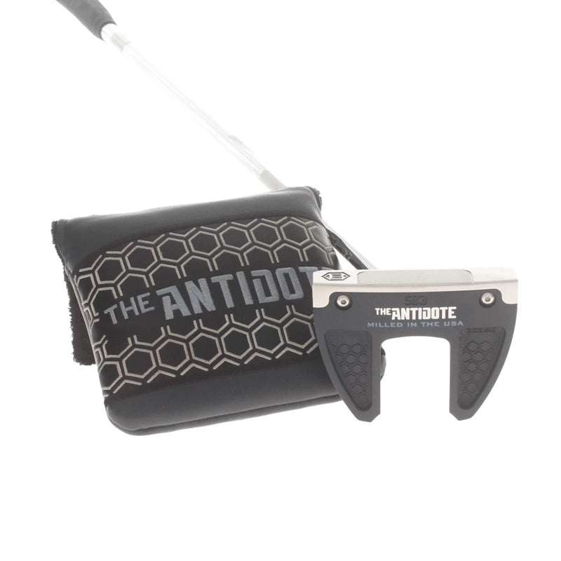 Bettinardi The Antidote SB3 Mens Left Hand Putter 34" Mallet - Lamkin Deep Etched