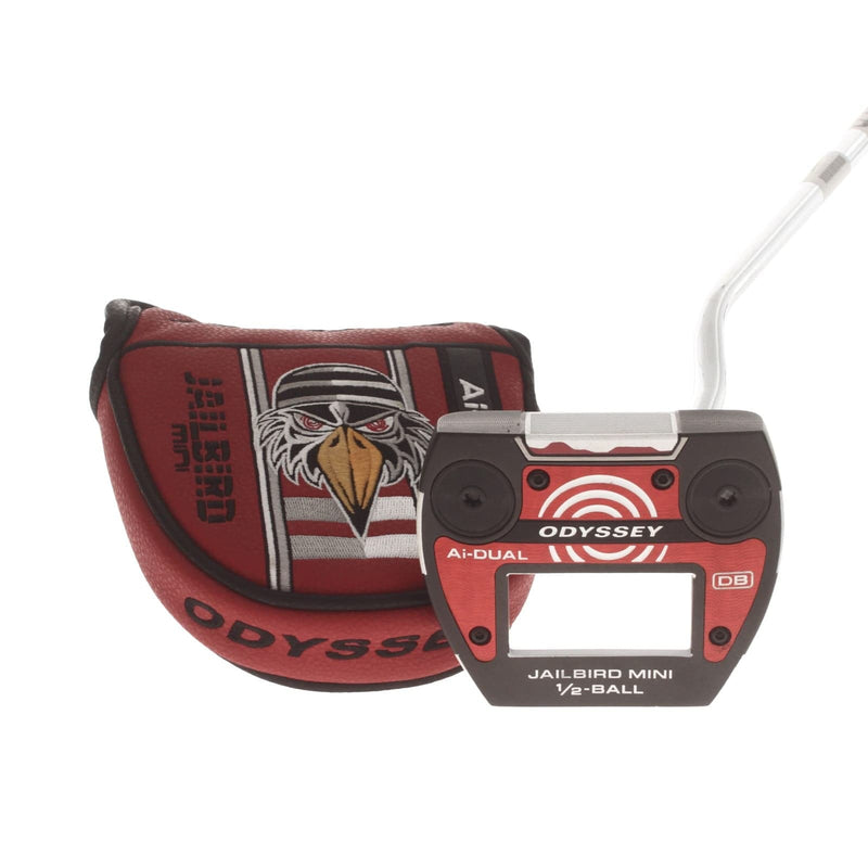 Odyssey Ai-Dual Jailbird Mini 1/2 Ball Mens Right Hand Putter 34" Mallet Odyssey SL90 - Odyssey