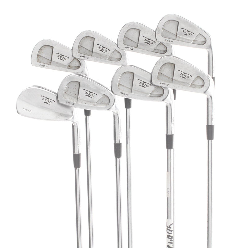Mizuno T-Zoid Pro II Steel Mens Right Hand Irons 3-PW Regular - Dynamic Gold Sensicore R400
