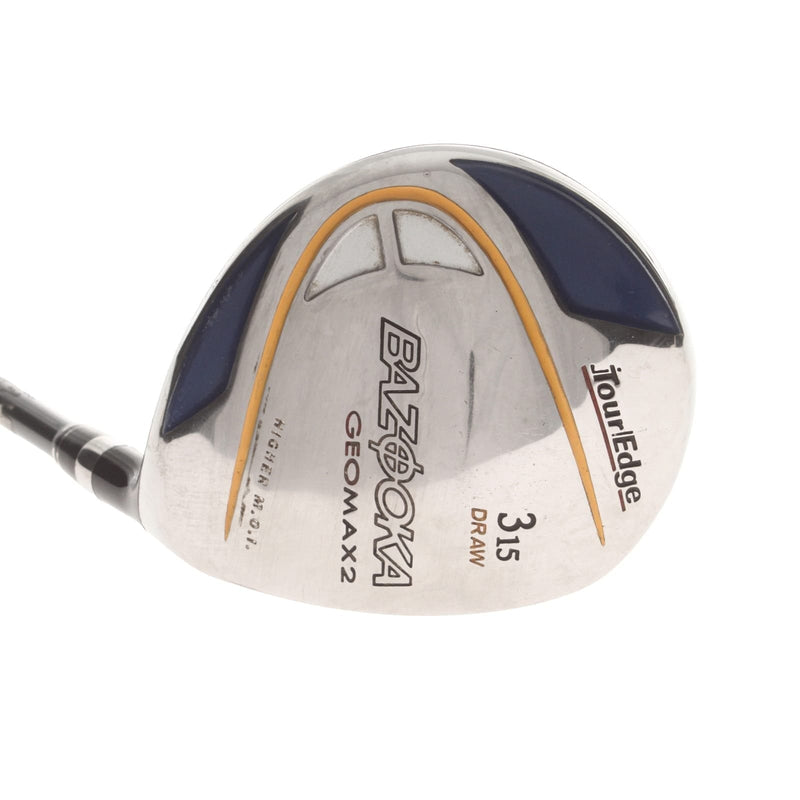 Tour Edge Bazooka Geomax 2 Graphite Mens Right Hand Fairway 3 Wood 15* Regular - Grafalloy 63g