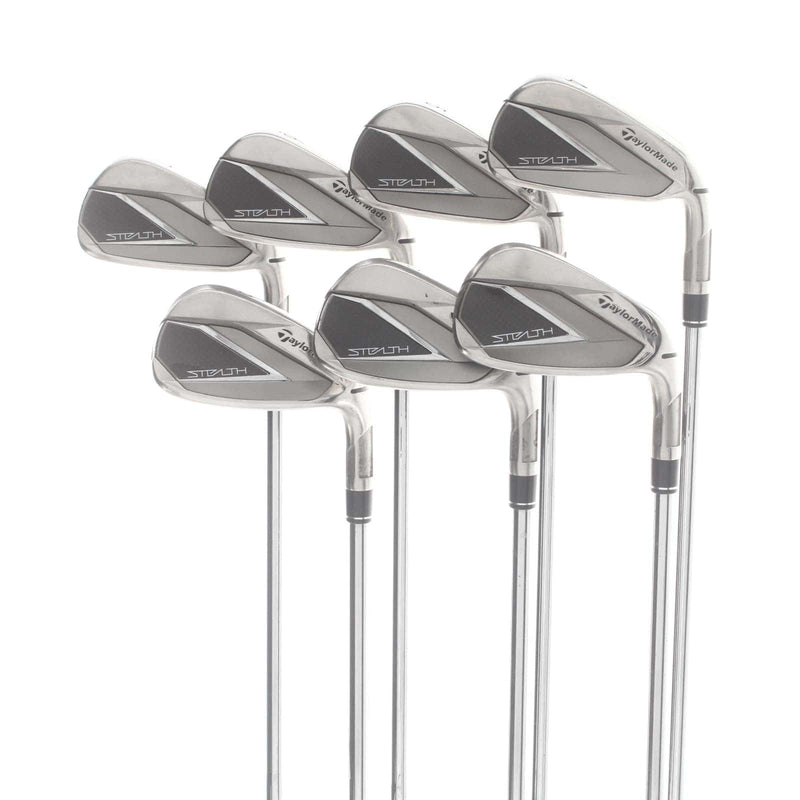 TaylorMade Stealth Steel Mens Right Hand Irons 4-PW Stiff - KBS Max MT 85