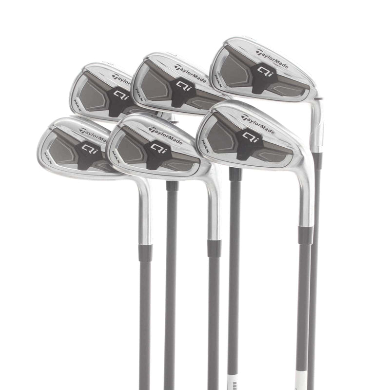 TaylorMade Qi Max Graphite Mens Right Hand Irons 6-AW Regular - KBS REAX 65