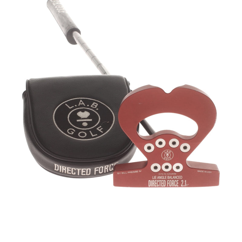 L.A.B. Golf Directed Force 2.1 T7 Mens Right Hand Putter 34" Mallet - L.A.B. Golf Press No. II 3*