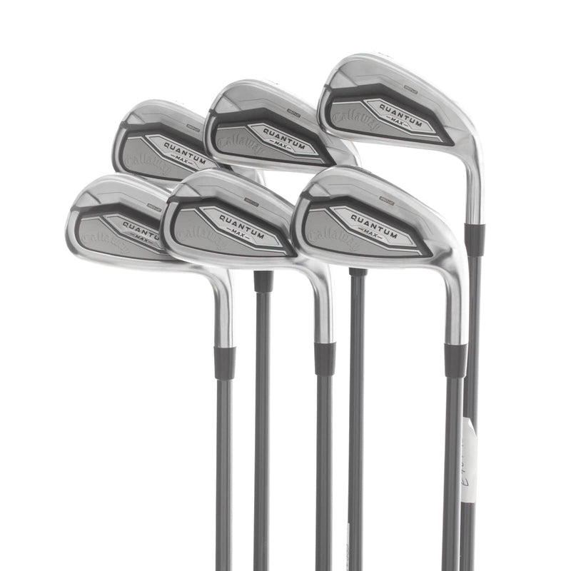 Callaway Quantum Max Graphite Mens Right Hand Irons 6-AW Regular - UST Mamiya HDC Recoil Dart 70
