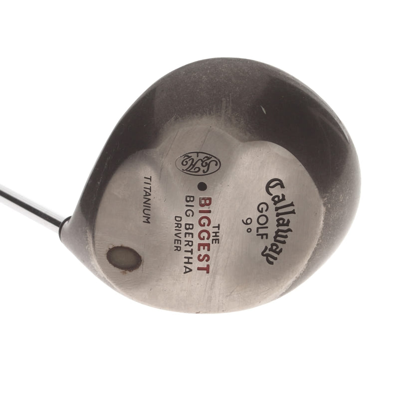 Callaway The Biggest Big Bertha Steel Mens Right Hand Driver 9* Extra Stiff - Rifle Precision FCM 6.5