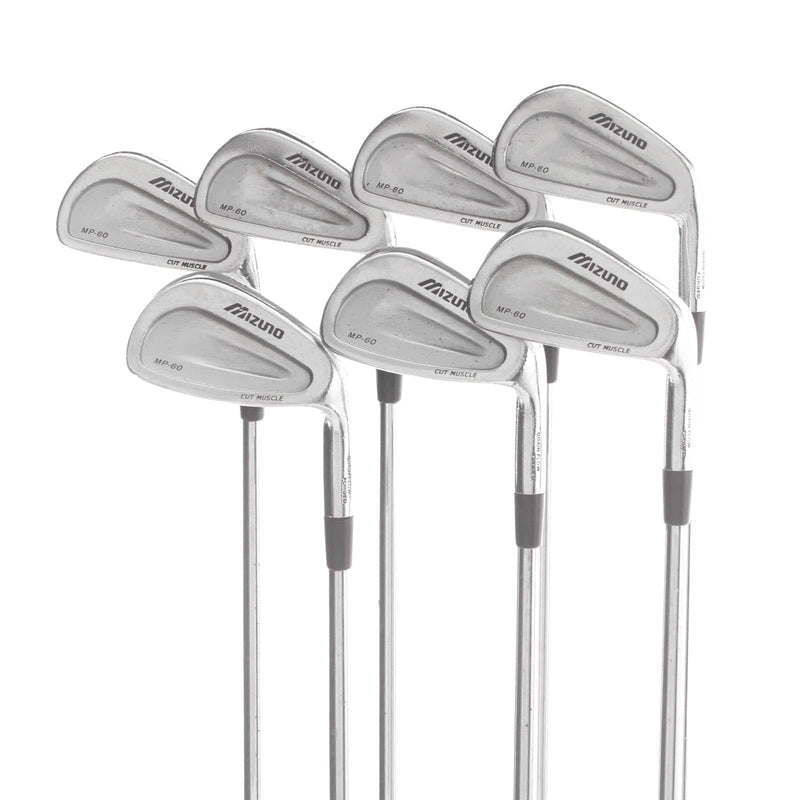 Mizuno MP-60 Steel Mens Right Hand Irons 4-9 Stiff - Dynamic Gold S300