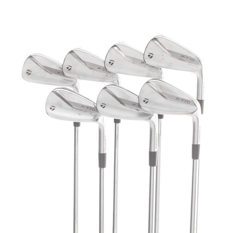 TaylorMade P770 2021 Steel Mens Right Hand Irons 4-PW Stiff - KBS Tour 120