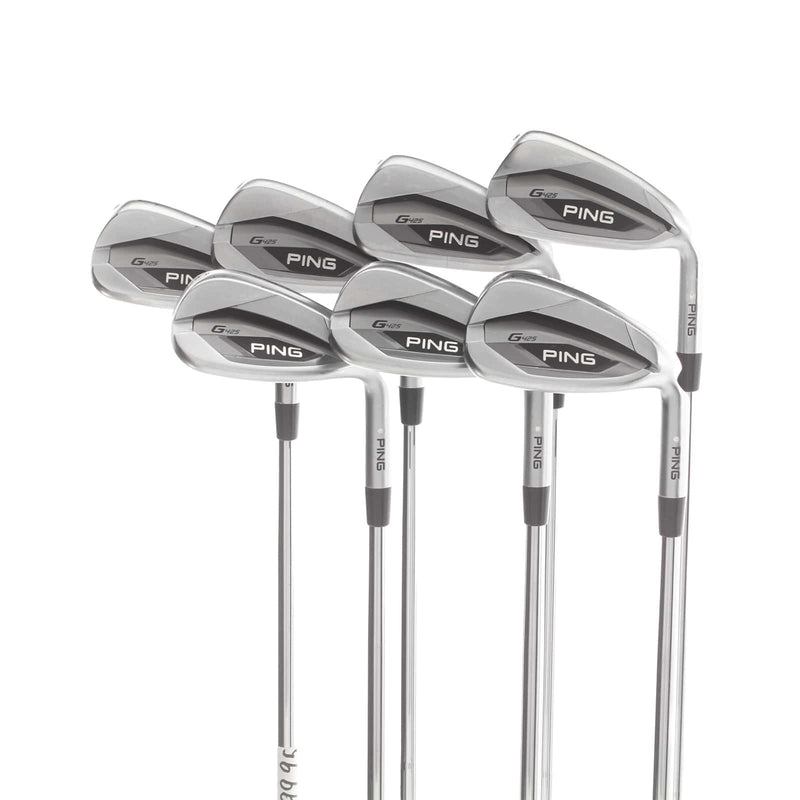 Ping G425 Steel Mens Right Hand Irons 6-SW+UW White Dot 3* Upright Stiff - True Temper Dynamic Gold S300