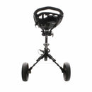 EZE Glide Compact + 3-Wheel Push/Pull Trolley - Black/Grey