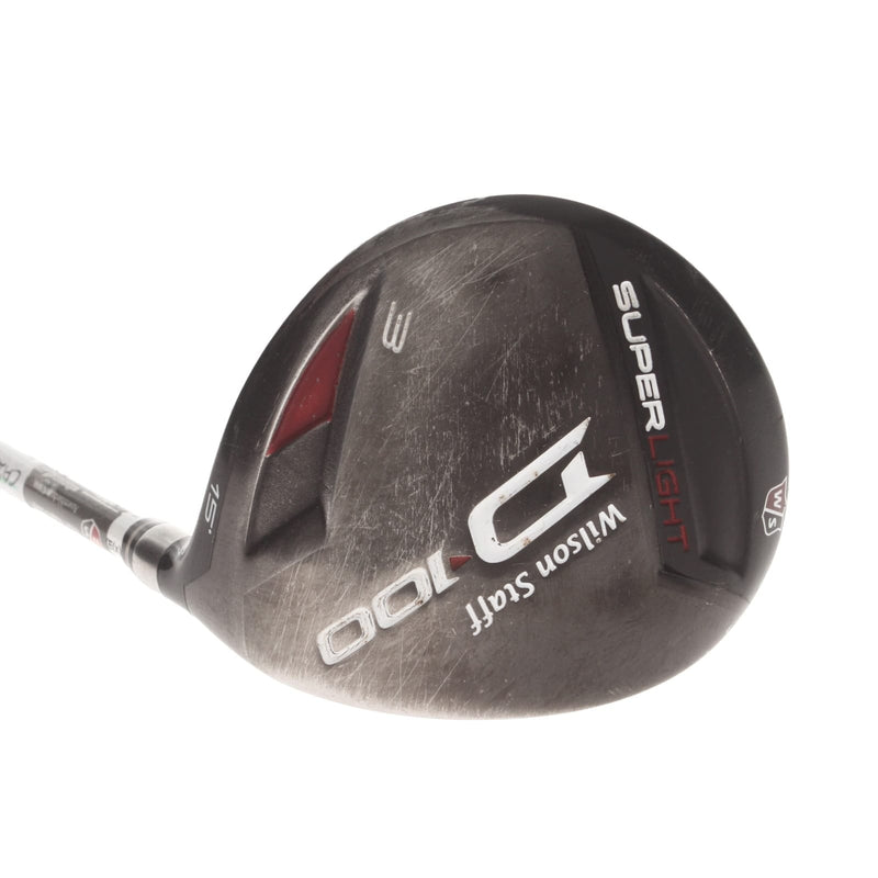 Wilson D100 Graphite Mens Right Hand Fairway 3 Wood 15* Regular - Matrix Ozik HD5.1