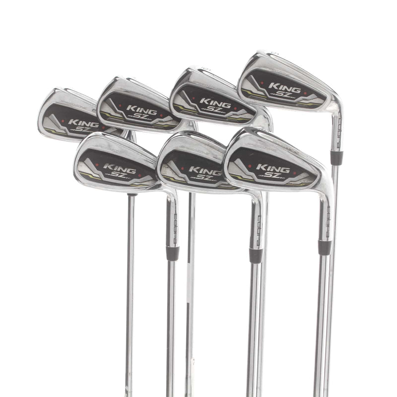 Cobra Speedzone Steel Mens Right Hand Irons 5-GW Regular - KBS Tour 90