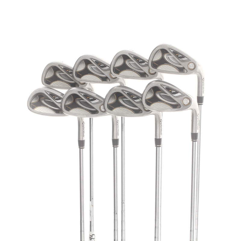 TaylorMade R7 Draw Steel Mens Right Hand Irons 4-SW Stiff - TaylorMade T-Step 90
