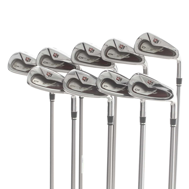 Wilson Di9 Graphite Mens Right Hand Irons 5-SW+AW+GW Regular - UST Mamiya Proforce V2 65g