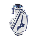 Mizuno Tour Staff Bag Cart Bag - White/Blue/Light Blue
