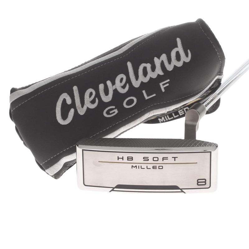 Cleveland HB Soft Milled 8 Mens Right Hand Putter 34" Mid-Mallet - Golf Pride Pro Only Red 72CC