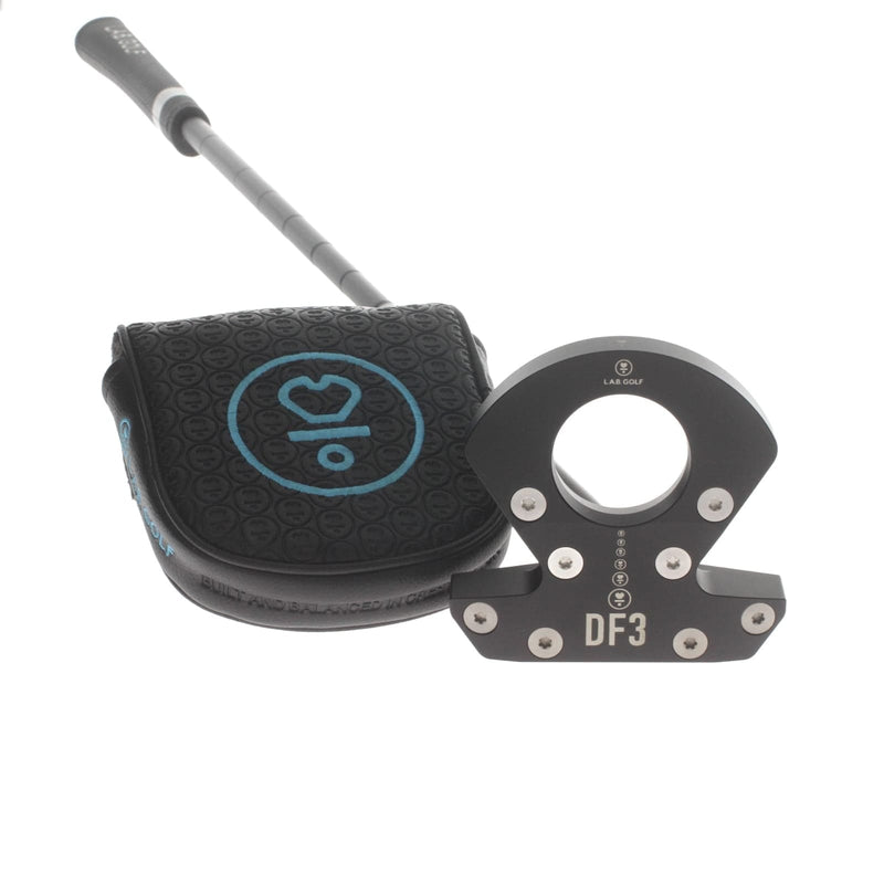 L.A.B. Golf DF3 Mens Right Hand Putter 35" Mallet - L.A.B Press Pistol 2Â°