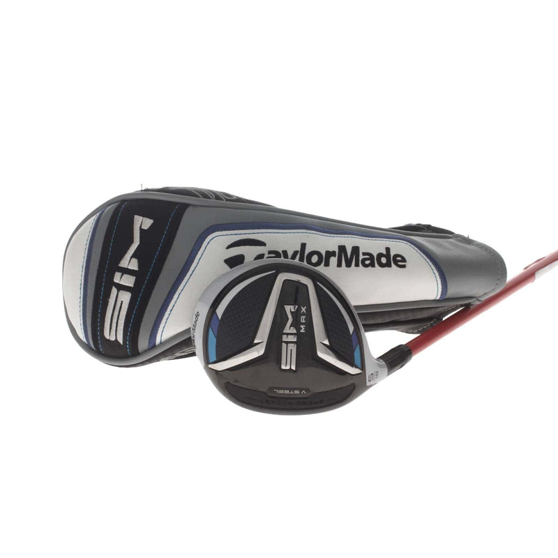 TaylorMade Sim Max Graphite Mens Left Hand Fairway 5 Wood 18* Senior - UST Mamiya Proforce V2 5F2 HL