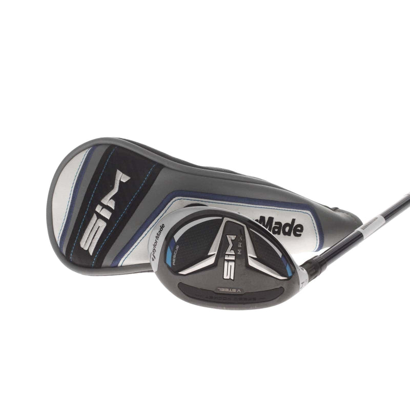 TaylorMade Sim Max Graphite Mens Left Hand 4 Hybrid 22* Regular - Fujikura Ventus Blue 6-R