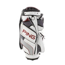 Ping Cart Bag - White/Black/Red