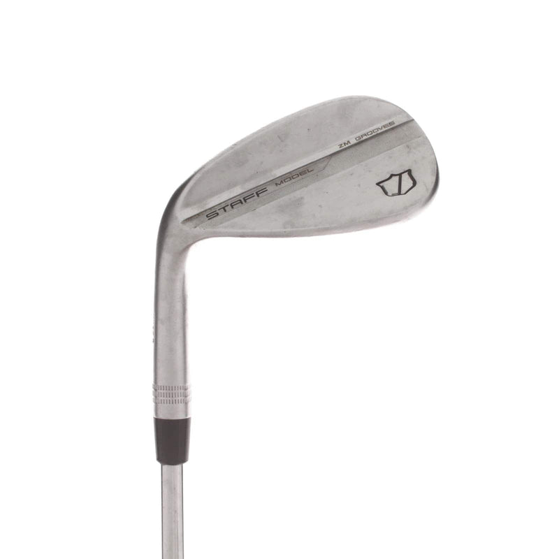 Wilson Staff Model ZM Steel Mens Left Hand Gap Wedge 50* 8 Bounce Wedge - True Temper Dynamic Gold Spinner