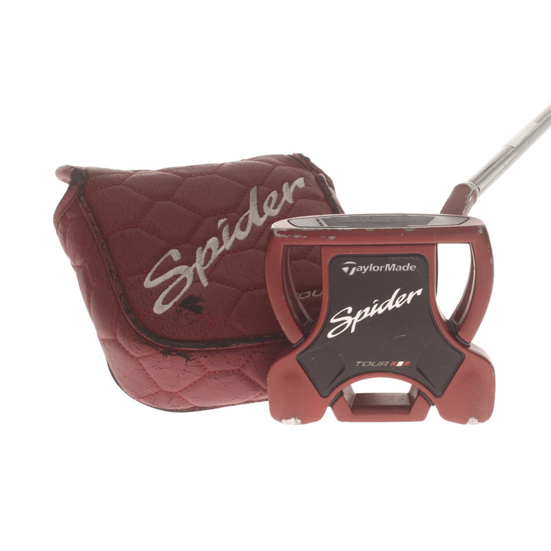 TaylorMade Spider Tour Red 2018 Mens Right Hand Putter 34" Mallet - Super Stroke Tour 1.0
