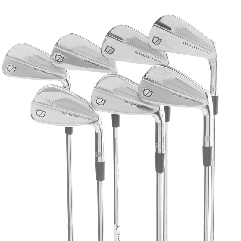 Wilson Staff Model Blade 2024 Steel Mens Right Hand Irons 4-PW Stiff - True Temper Dynamic Gold 115 S300