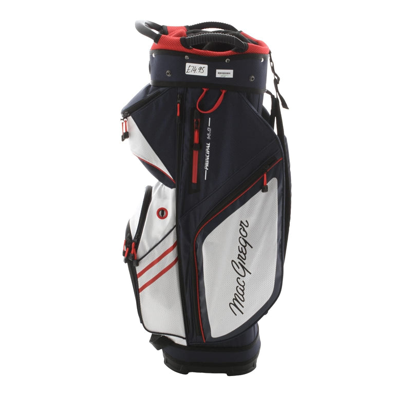 MacGregor Principal 14.0 Cart Bag - Blue/White/Red