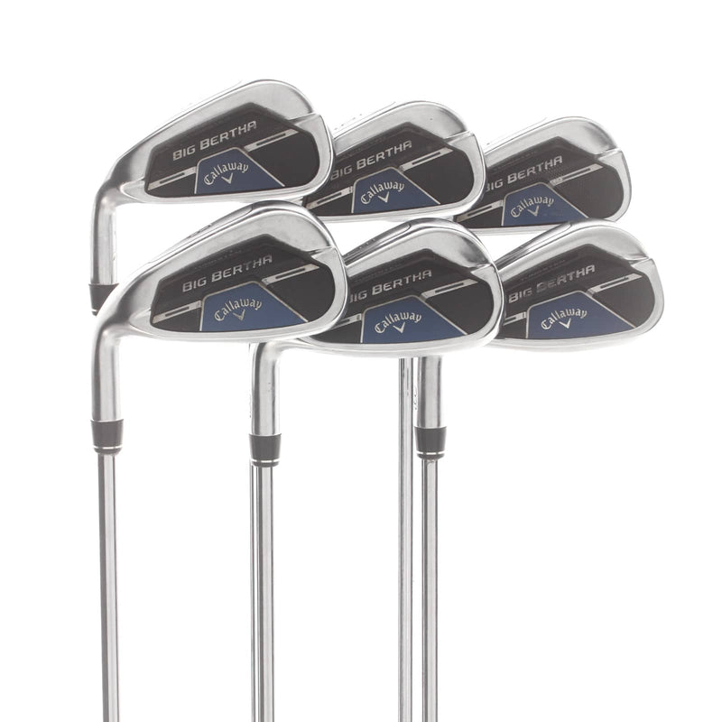 Callaway Big Bertha B21 Steel Mens Left Hand Irons 5-PW Regular - KBS Max CT80
