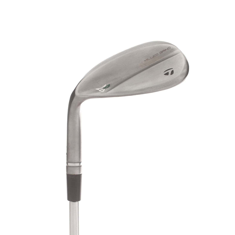 TaylorMade Milled Grind 4 Steel Mens Left Hand Lob Wedge 60* 10 Bounce SB Grind Wedge - Dynamic Gold Tour Issue Wedge 115