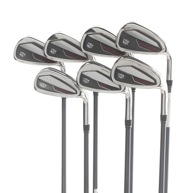 Wilson Dynapower Steel Mens Right Hand Irons 5-SW Regular - UST Mamiya Recoil Dart 65