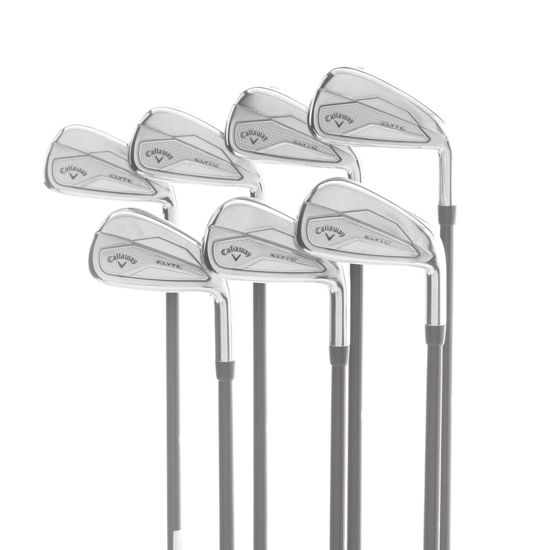 Callaway Elyte Graphite Mens Right Hand Irons 4-PW Stiff - Mitsubishi MMT 95