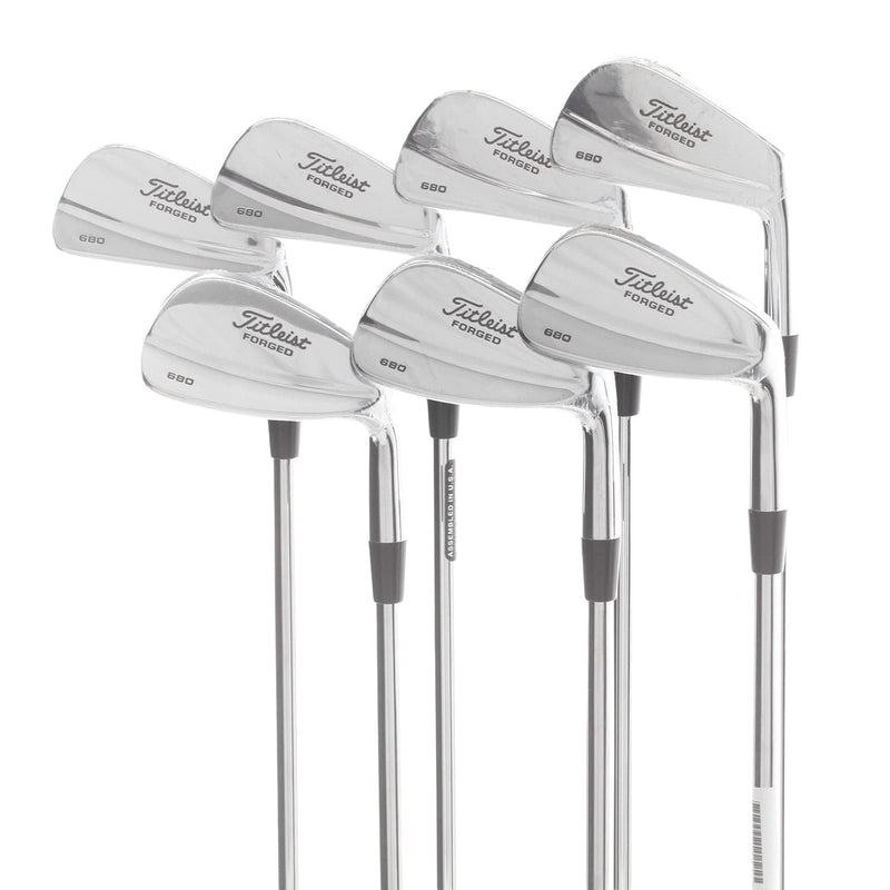 Titleist 680 Forged Steel Mens Right Hand Irons 4-PW Stiff - True Temper Dynamic Gold S300