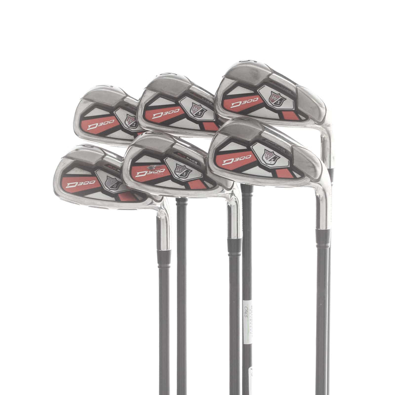 Wilson D300 Graphite Mens Right Hand Irons 5-PW Regular - Matrix Speed Rulz A-Type 59
