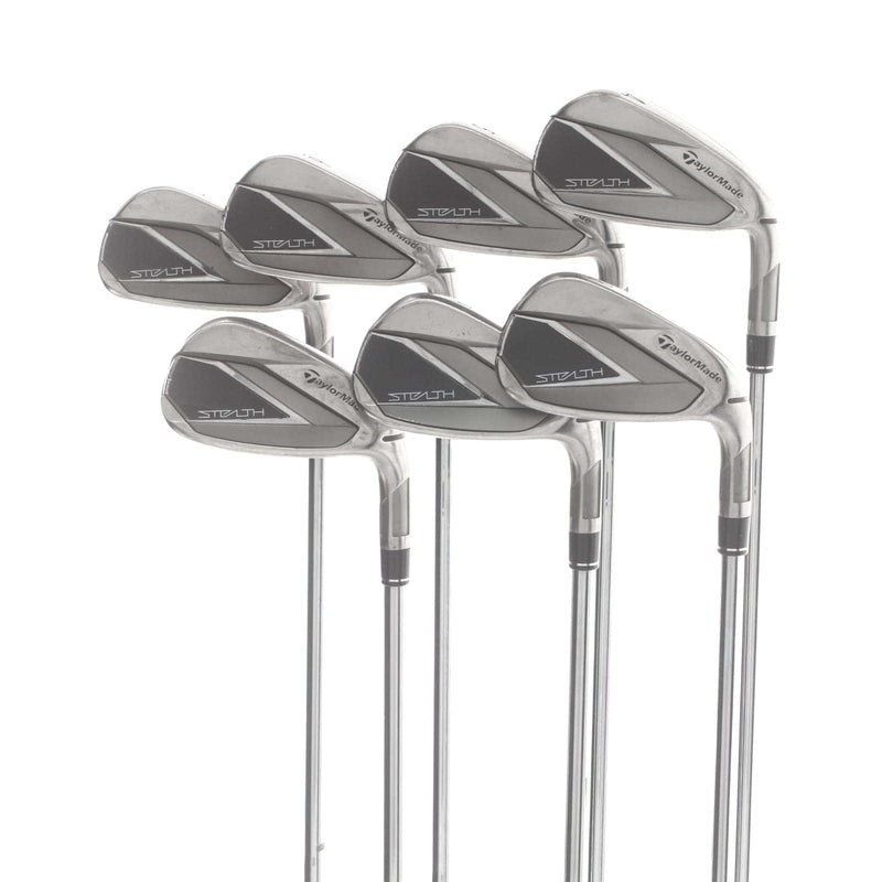 TaylorMade Stealth Steel Mens Right Hand Irons 4-PW Stiff - KBS Max 85