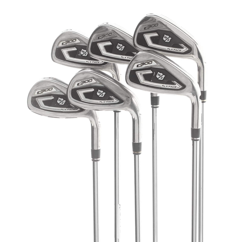 Wilson C300 Steel Mens Right Hand Irons 4-PW Regular - KBS Tour 90
