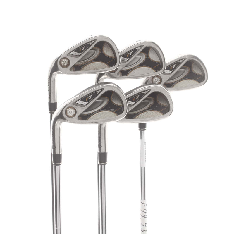 TaylorMade R7 Draw Steel Mens Left Hand Irons 5-PW Regular - T-Step 90