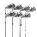 TaylorMade Qi Max Steel Mens Left Hand Irons 5-SW Regular - KBS Max 85