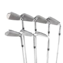 TaylorMade Qi Max Steel Mens Left Hand Irons 5-SW Regular - KBS Max 85
