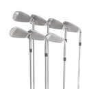 TaylorMade Qi Max Steel Mens Left Hand Irons 5-SW Regular - KBS Max 85
