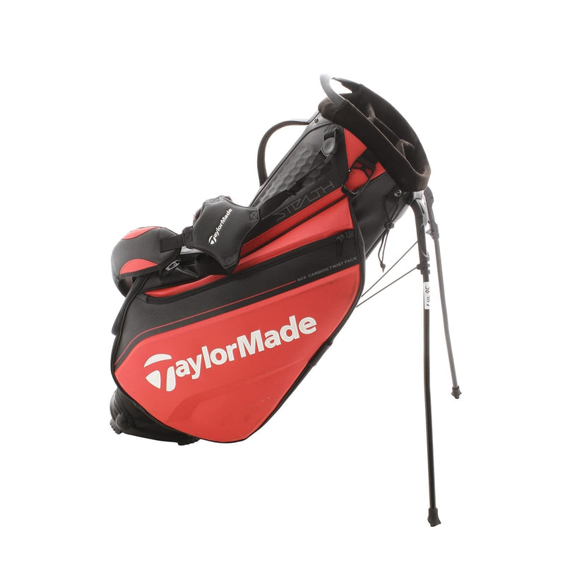 TaylorMade Stealth Stand Bag - Black/Red/White