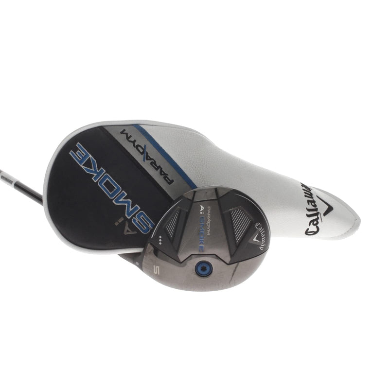 Callaway Paradym Ai-Smoke TD Graphite Mens Right Hand Fairway 5 Wood 18* Extra Stiff - Denali Black 60g 6.5